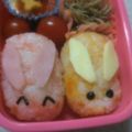 いちご雲's cooksnap of when they made ＊＊雪うさぎのお弁当＊＊【キャラ弁】.