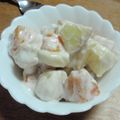 きみとみ's cooksnap of when they made バナナのサラダ.