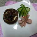 ミッキーアン's cooksnap of when they made しいたけの肉味噌マヨ焼き.