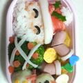 りゅうぼうちゃん's cooksnap of when they made クリスマス　サンタさんのお弁当☆.