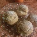 3mamakuma's cooksnap of when they made 全卵で秋限定『柿カスタードクリーム』.