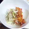 ロンコン's cooksnap of when they made キムチとじゃこの冷奴✿ごまの風味♪.