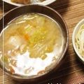 yuihiko's cooksnap of when they made こんがり鶏のみそ汁♪.