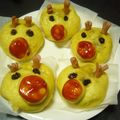 かわかわ☆'s cooksnap of when they made メリークリスマス☆赤鼻トナカイの肉まん.