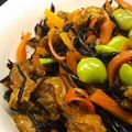 やんやんきなこ's cooksnap of when they made レンジで簡単に「ひじきの煮物♬」.