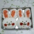 kimiko2564's cooksnap of when they made ☆キャラ弁☆　かわいいうさちゃん.