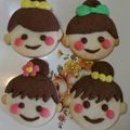 れりたん's cooksnap of when they made らぶりぃ～♪おだんご娘のかわいいクッキー.
