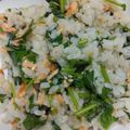 みちばたの花's cooksnap of when they made 鮭と三つ葉の超簡単！混ぜご飯.