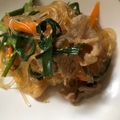 dollyj's cooksnap of when they made チャプチェ。（豚肉と韮、人参の春雨炒め）.