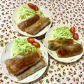 ふたごゆき's cooksnap of when they made ☆豚肉ときのこの春巻き♪.