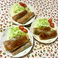ふたごゆき's cooksnap of when they made ☆豚肉ときのこの春巻き♪.