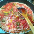 ゆきにｬん☆'s cooksnap of when they made トマトとソーセージのパエリア.