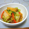 creo's cooksnap of when they made 厚揚げとキャベツの煮びたし.