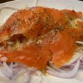 dorariko's cooksnap of when they made 簡単おいしい☆スモークサーモンのサラダ♪.