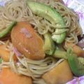 kirakira10's cooksnap of when they made アボと柿のバター醤油パスタ☆とろとろ～♪.