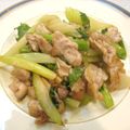 サンディサンディ's cooksnap of when they made 豚肉とｾﾛﾘの醤油炒め.