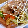 おぶうさま's cooksnap of when they made 揚げ玉＆にんにく入り焼きそば　.