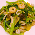 rie-sa's cooksnap of when they made 小松菜とえびのあっさりレモン塩炒め.