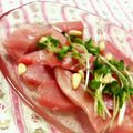 キョク's cooksnap of when they made ナッツDEお飾り☆まぐろづけ.