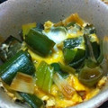 ユキチ子's cooksnap of when they made こくうま！ネギ味噌焼きの卵とじ.