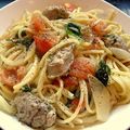 トクライ's cooksnap of when they made 簡単☆早い☆トマトとソーセージのパスタ♪.