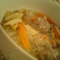 ミミナ's cooksnap of when they made 白菜と肉団子のじんわり♡あったかスープ.