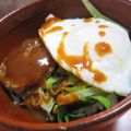 JUNSEIママ's cooksnap of when they made ✿冷凍ハンバーグで簡単　ロコモコ✿.