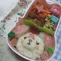 ゆーあちん's cooksnap of when they made ＊キャラ弁＊　たれ耳うさちゃん♪.