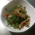 翔仁LOVE's cooksnap of when they made お弁当に☄ちくわとピーマンのきんぴら☄.