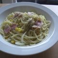 トミュー？'s cooksnap of when they made ♡休日ランチ①スープの素で簡単パスタ.