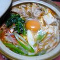 Jock's cooksnap of when they made 半熟たまご入り☆キムチチゲ風うどん.