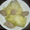 白いぐれーぷ's cooksnap of when they made 丸ごとキャベツと手作りソーセージの煮込み.