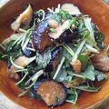 かめ凜's cooksnap of when they made 揚げ茄子と三つ葉の胡麻ポン和え.