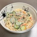 Etsu☆ko's cooksnap of when they made きゅうりのスパサラ.