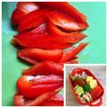 のんべぇヒロ's cooksnap of when they made パプリカ＆ピーマンの切り方⋆*❁*.