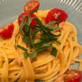 santos's cooksnap of when they made ❥トマトとツナの混ぜるだけde冷製パスタ.