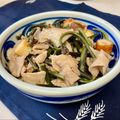 卯月のうさぎ２０１４'s cooksnap of when they made 新潟産わらびと豚のピリ辛炒め.