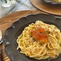 ジュナプリコット's cooksnap of when they made 旨味濃厚☆うにのクリームパスタ.