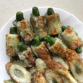 Ruriluru's cooksnap of when they made 少ない油で＊ししとうとちくわの磯辺揚げ.