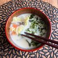 ちゃかぴまま's cooksnap of when they made 便秘予防♪あおさ豆乳味噌汁.