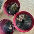 waiwain's cooksnap of when they made 焼肉屋さんのワカメスープ♪.