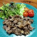 YCHキッチン's cooksnap of when they made 牛切り落とし肉の玉ねぎポン酢焼き＊.