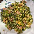 クックI81KCE☆'s cooksnap of when they made 菜花マスタードマヨ炒め.