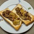にきけん's cooksnap of when they made バナナ・くるみ・黒蜜でコク深和トースト♬.