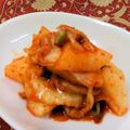 パープルタンタン's cooksnap of when they made キムチと梨のあえもの.