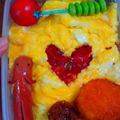 てぺみ's cooksnap of when they made キャラ弁☆ず～っとはぁとのオムライス.
