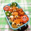 悠おかしゃん's cooksnap of when they made ＊キャラおかず＊　パクオ＆パクコちゃん♡.