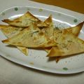 ううちママ's cooksnap of when they made 焼売の皮で♬パリパリ明太チーズ包み☆.