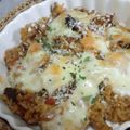 真生mama's cooksnap of when they made 残り物ハヤシライスで楽チンドリア.