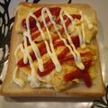 ドロン嬢。's cooksnap of when they made ◇たんぱく質トースト！卵＆チーズ◇.